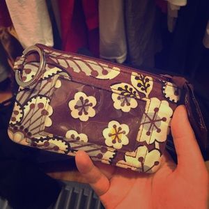 Vera Bradley wallet keychain